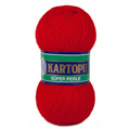 Kartopu 5 Pack Super Perle Knitting Yarn, Red - K150