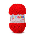 Kartopu Anakuzusu Fluffy Baby Yarn, Red - K150