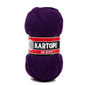 Kartopu Ak-Soft Knitting Yarn, Dark Purple - K725