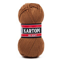 Kartopu Ak-Soft Knitting Yarn, Brown - K882