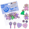 Dress It Up Creative Button Assortment, Little Princess - 5812