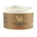 Gazzal Princess Knitting Yarn, White - 3015