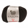 Gazzal Silk&Cashmere Koyu Gri El Örgü İpi - 455