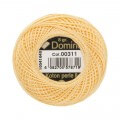 Domino Cotton Perle Size 8 Embroidery Thread (8 g), Yellow - 4598008-00311