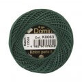 Domino Cotton Perle Size 8 Embroidery Thread (8 g), Green - 4598008-K0063