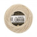 Domino Cotton Perle Size 8 Embroidery Thread (8 g), Beige - 4598008-K0070