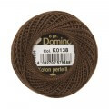 Domino Cotton Perle Size 8 Embroidery Thread (8 g), Brown - 4598008-K0138