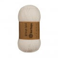 Kartopu Melange Wool Knitting Yarn, White - K010