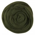 Kartopu Natural Wool Roving Felt, Dark Green - K410