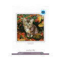 RTO Baltic 25 x 25 cm Cross Stitch Kit, Autumn Kitten - M271