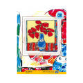 RTO Baltic 16 x 16.5 cm Cross Stitch Kit, Red Flowers - M476