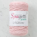 Spagettiyarn Pamuklu Makrome Toz Pembe El Örgü İpi - 23