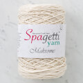 Spagettiyarn Pamuklu Makrome Krem El Örgü İpi - 7