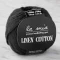 La Mia Linen Cotton Koyu Füme El Örgü İpi - L006