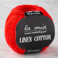 La Mia Linen Cotton 6'lı Paket Kırmızı El Örgü İpi - L004