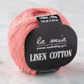 La Mia Linen Cotton 6'lı Paket Pembe El Örgü İpi - L198