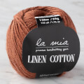 La Mia Linen Cotton 6'lı Paket Kahverengi El Örgü İpi - L087