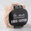 La Mia Linen Cotton Açık Kahverengi El Örgü İpi - L197
