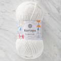 Kartopu Yumurcak Velvet Knitting Yarn, Cream - YMD0018