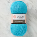 YarnArt Cotton Soft Knitting Yarn, Sky Blue - 33