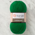 YarnArt Cotton Soft Knitting Yarn, Dark Green - 52