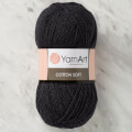 YarnArt Cotton Soft Knitting Yarn, Black - 28