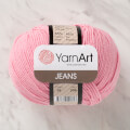 YarnArt Jeans Knitting Yarn, Pink - 36
