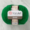 YarnArt Jeans Knitting Yarn, Green - 52