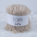 Loren Luna Tavşan Tüyü Açık Bej  El Örgü İpi - R084