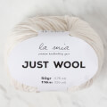 La Mia Just Wool Yarn, Cream - LT018