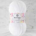Kartopu Cotton Love Beyaz El Örgü İpi -K010