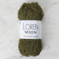 Loren Wash Asker Yeşili El Örgü İpi - R141