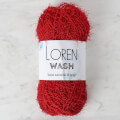 Loren Wash Kırmızı El Örgü İpi - R003