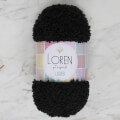 Loren Lamb Baby Yarn, Black - R004