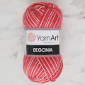 YarnArt Begonia Melange 50gr Knitting Yarn, Variegated - 0091