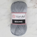 YarnArt Begonia 50gr Knitting Yarn, Grey - 5326