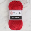 YarnArt Begonia 50gr Knitting Yarn, Red - 5020