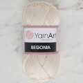 YarnArt Begonia 50gr Knitting Yarn, White - 6194