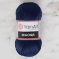 YarnArt Begonia 50gr Knitting Yarn, Navy Blue - 0066