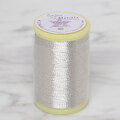 Anchor Metallic Machine Embroidery Thread, Grey - 4565L14-00001