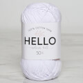 Hello Knitting Yarn, Optic White -154