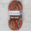 YarnArt Crazy Color Knitting Yarn, Variegated - 148