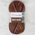 YarnArt Crazy Color Knitting Yarn, Variegated - 155