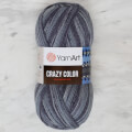 YarnArt Crazy Color Knitting Yarn, Variegated - 652