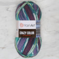 YarnArt Crazy Color Knitting Yarn, Variegated - 178