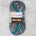 YarnArt Crazy Color Knitting Yarn, Variegated - 181