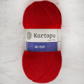 Kartopu Ak-Soft Kırmızı El Örgü İpi - K150