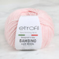 Etrofil Bambino Lux Wool Açık Pembe El Örgü İpliği - 70309