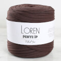 Loren T-shirt Yarn, Dark Brown - 35