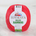 Himalaya Deluxe Bamboo Kırmızı El Örgü İpi - 124-10